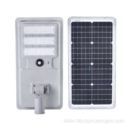 US Stock 80W LED Solar Street Light IP65 Waterproof Parking Lot LED Solar Powered Street Light